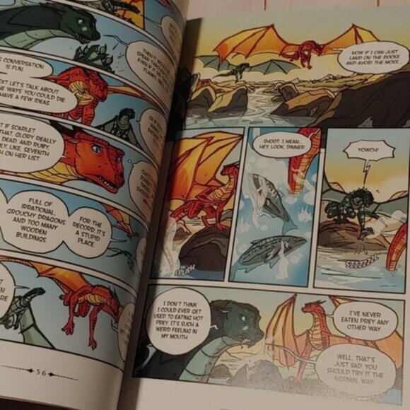 3/$13 Wings Of Fire 8. Escaping Peril Tui T. Sutherland Children Graphic Book - Picture 2 of 4